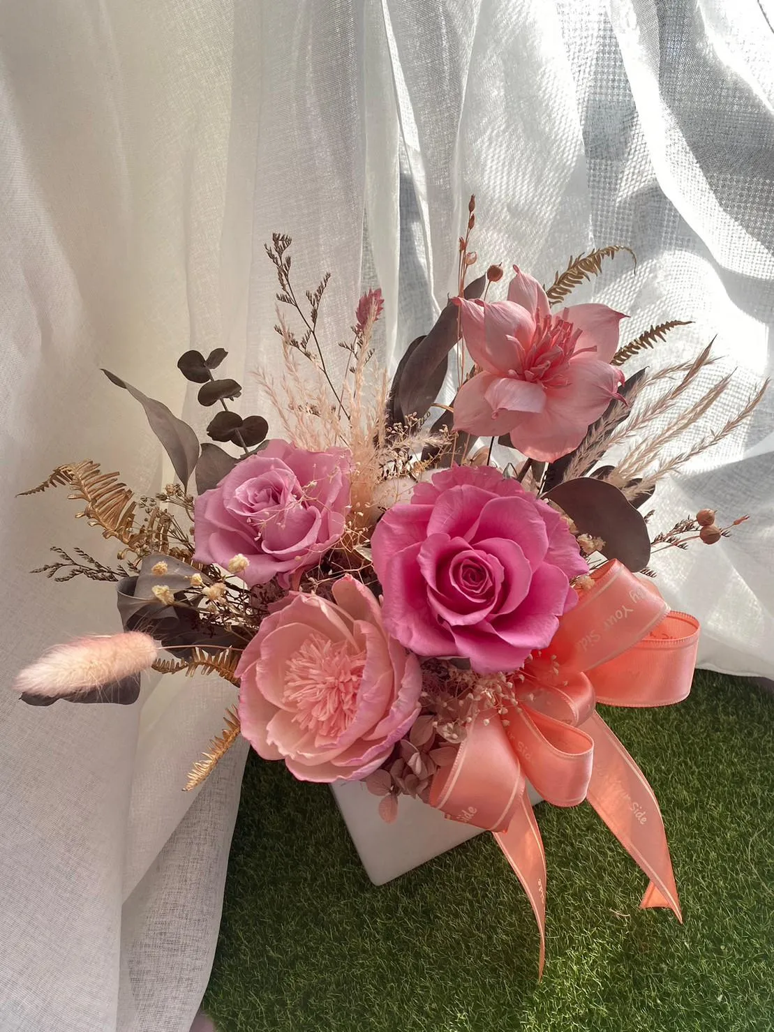 開幕盆花(方盆)