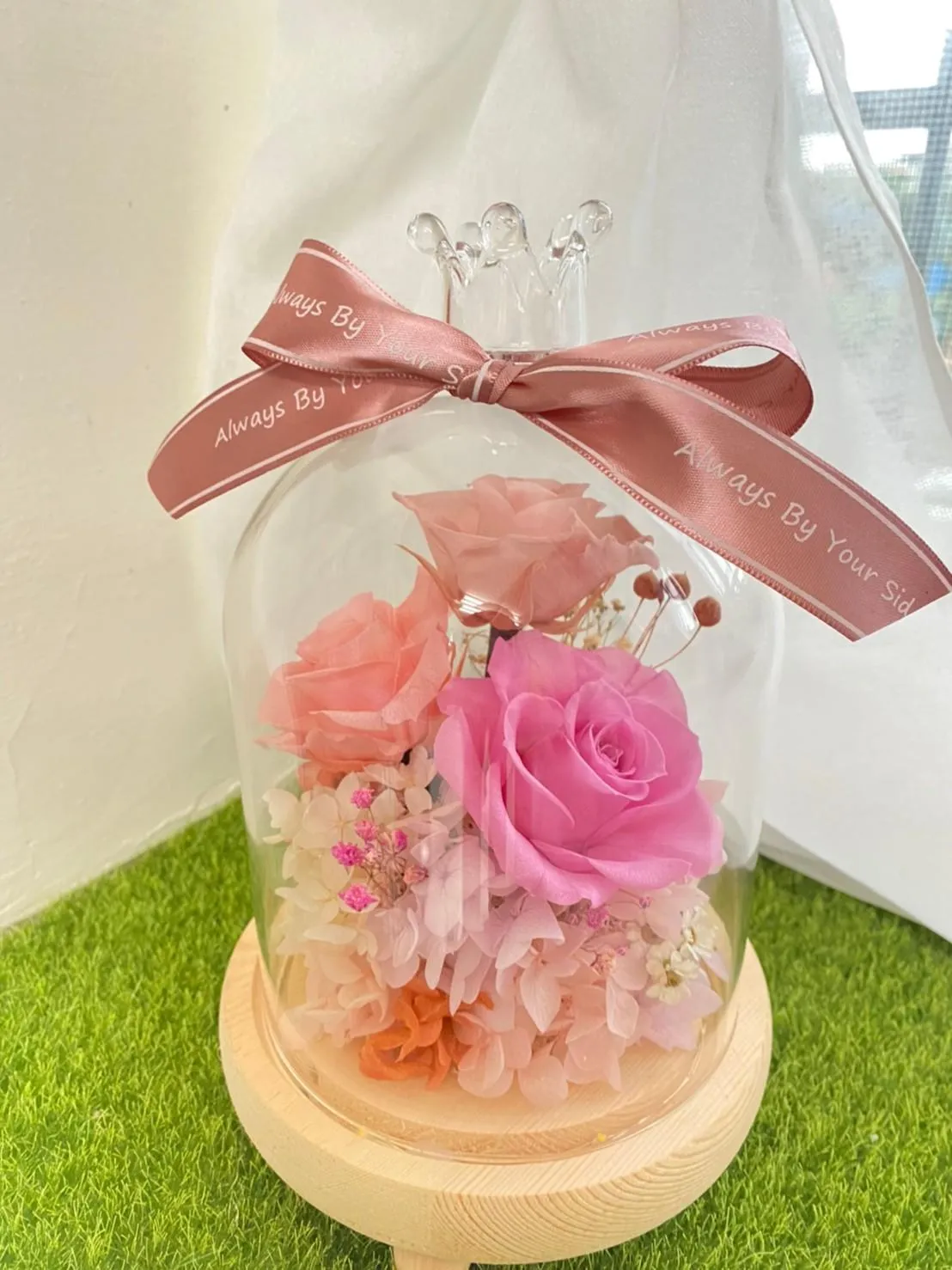 永生花玻璃罩(大)