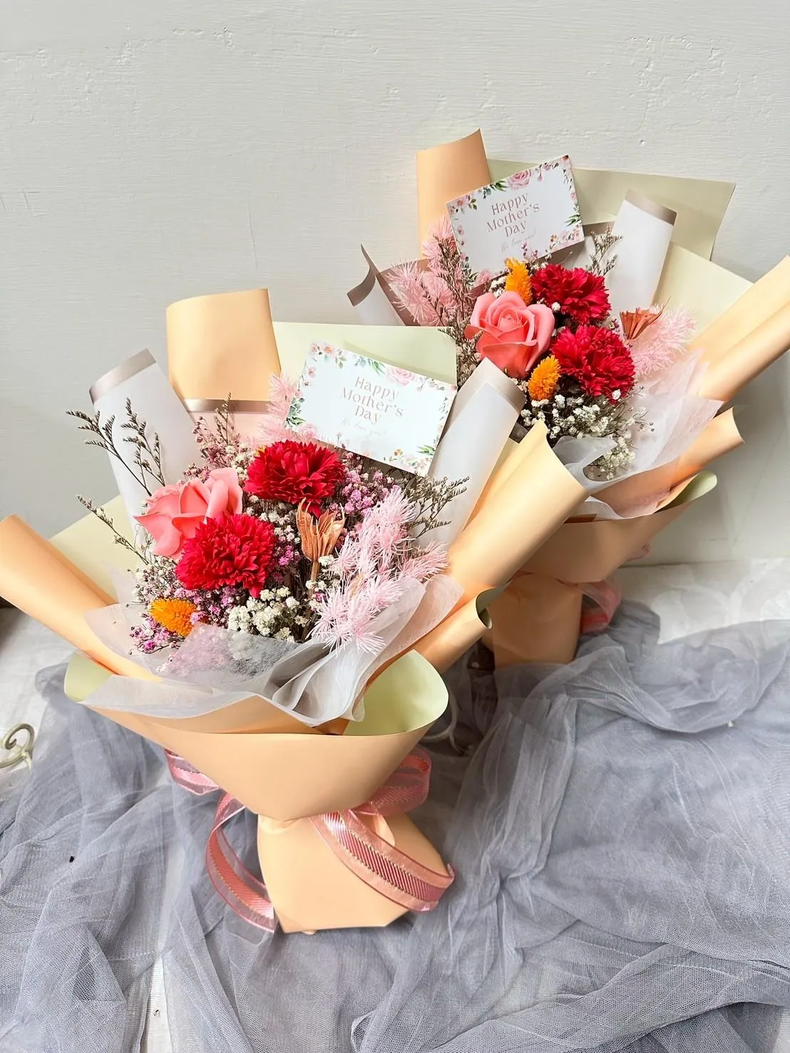 香皂康乃馨花束