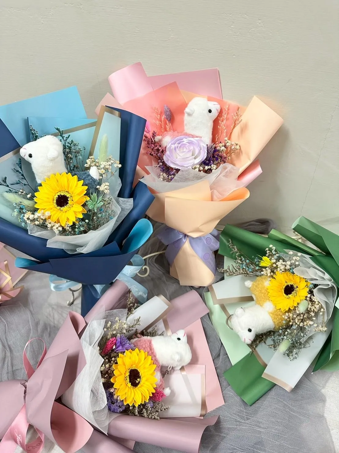 各式娃娃花束(小)