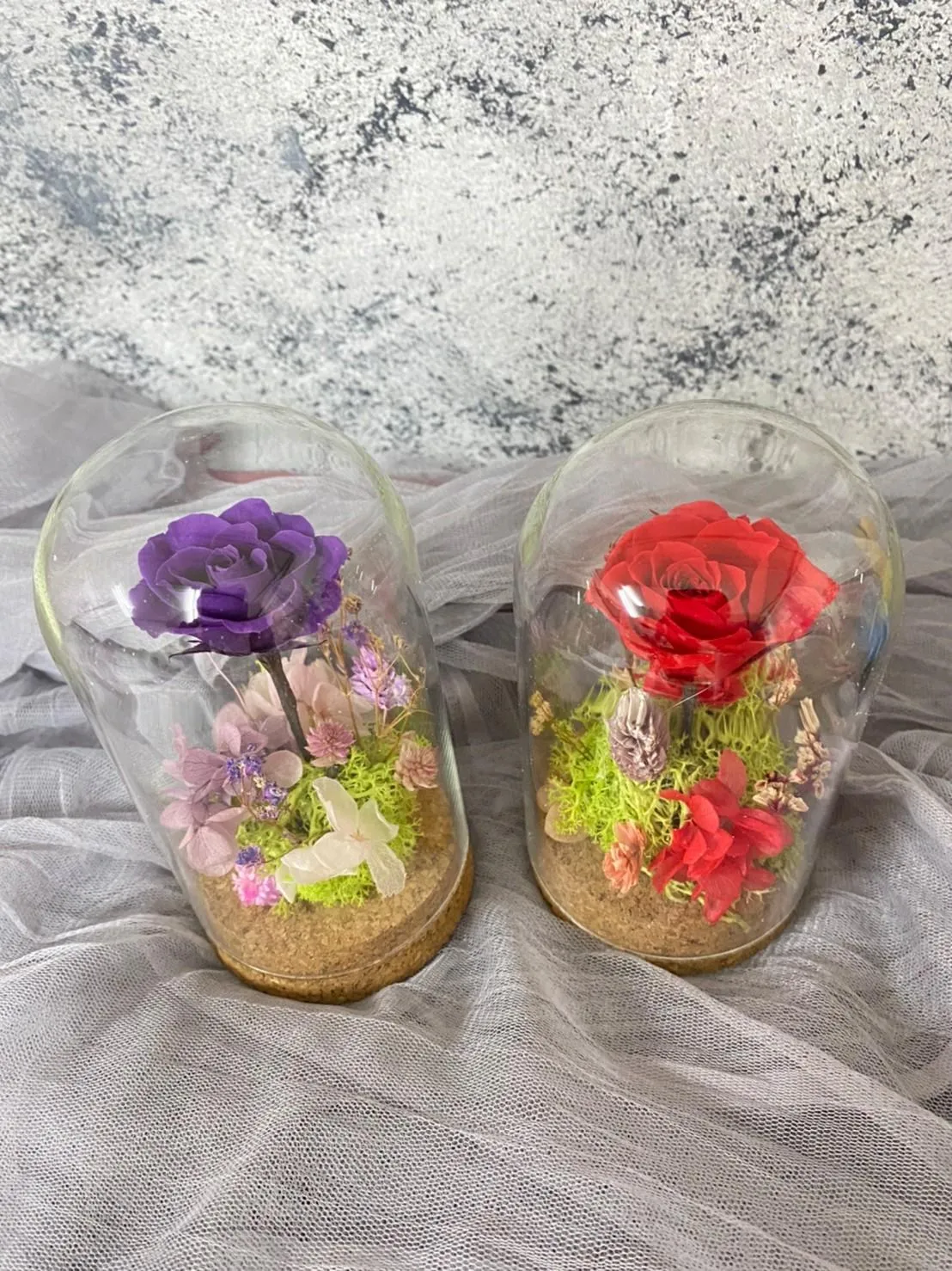 永生花玻璃罩系列(小)