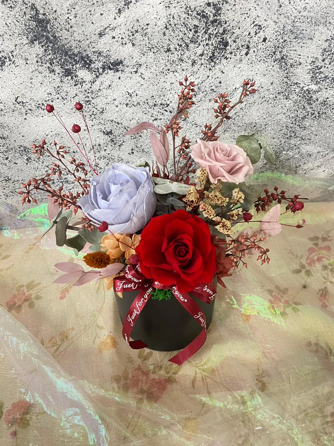 開幕盆花(圓盆)