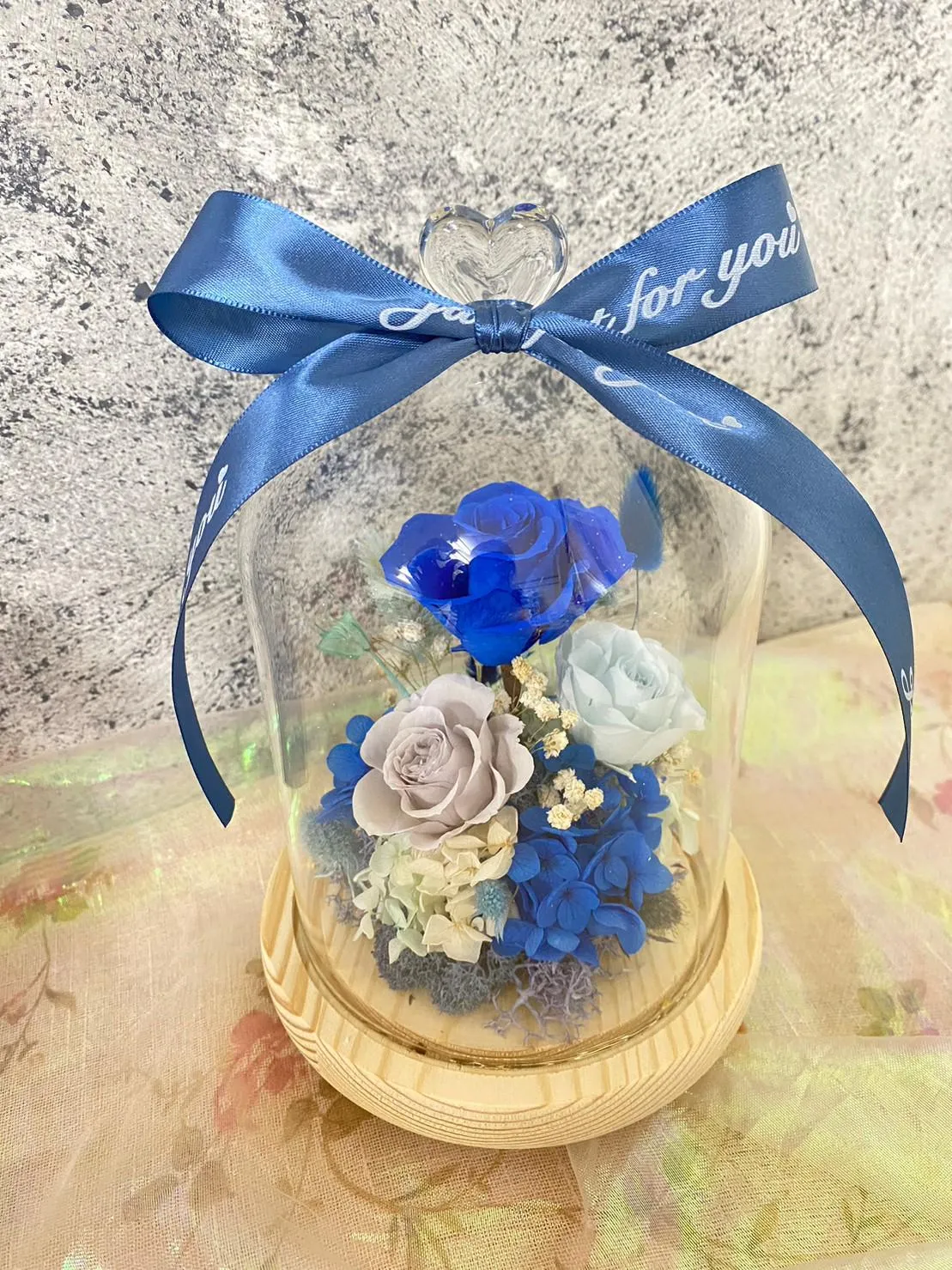 永生花玻璃罩(大)