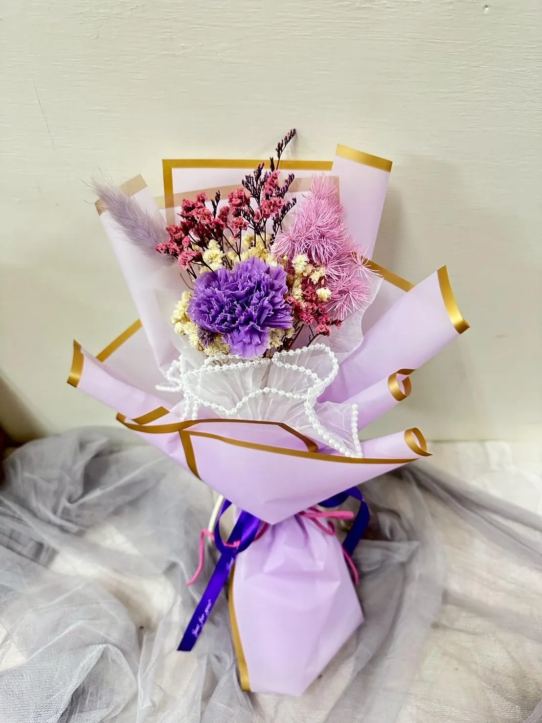 永生康乃馨花束