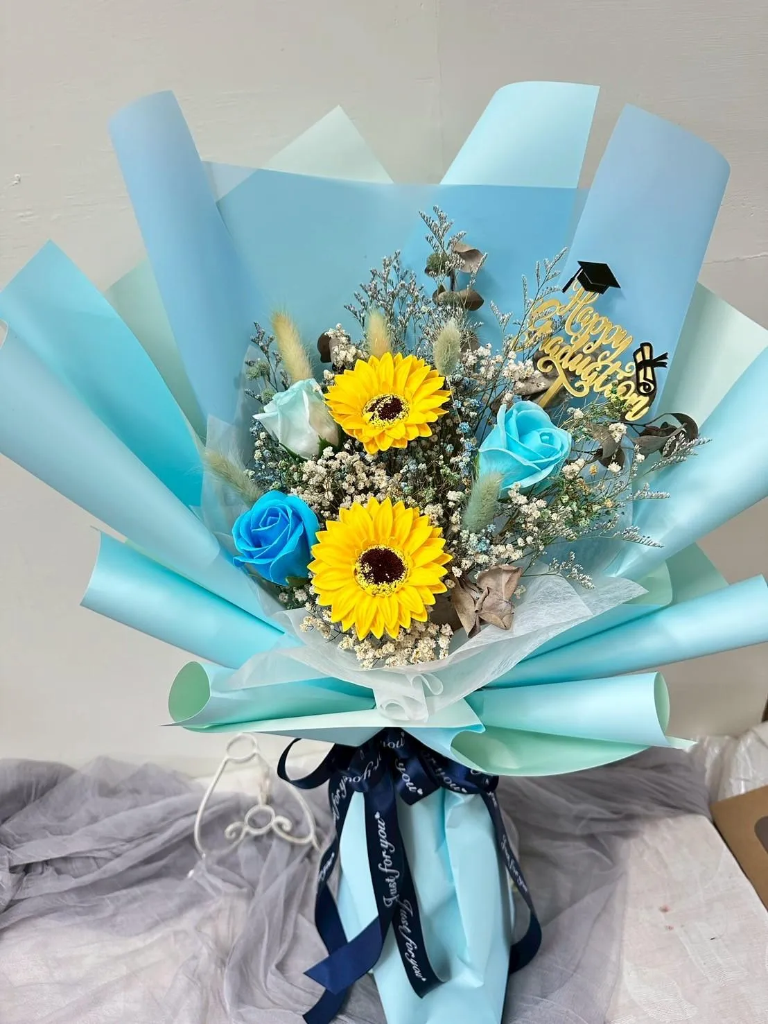 畢業花束(香皂花)