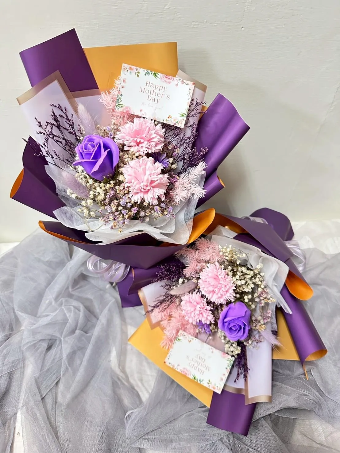 香皂康乃馨花束