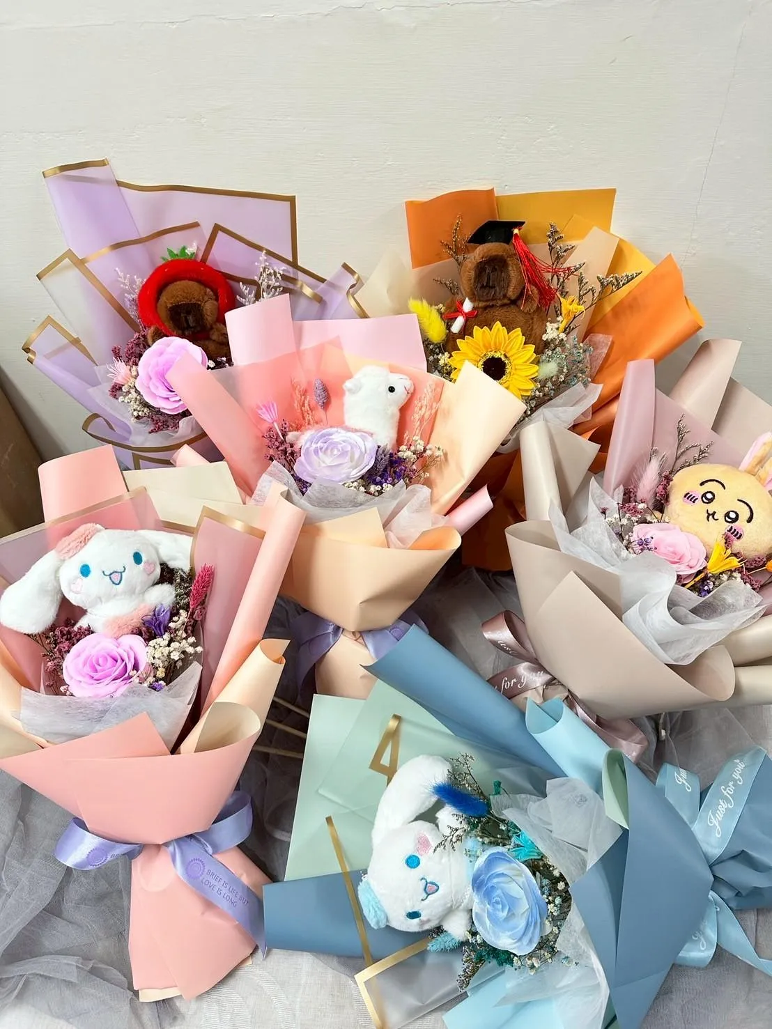 各式娃娃花束(小)