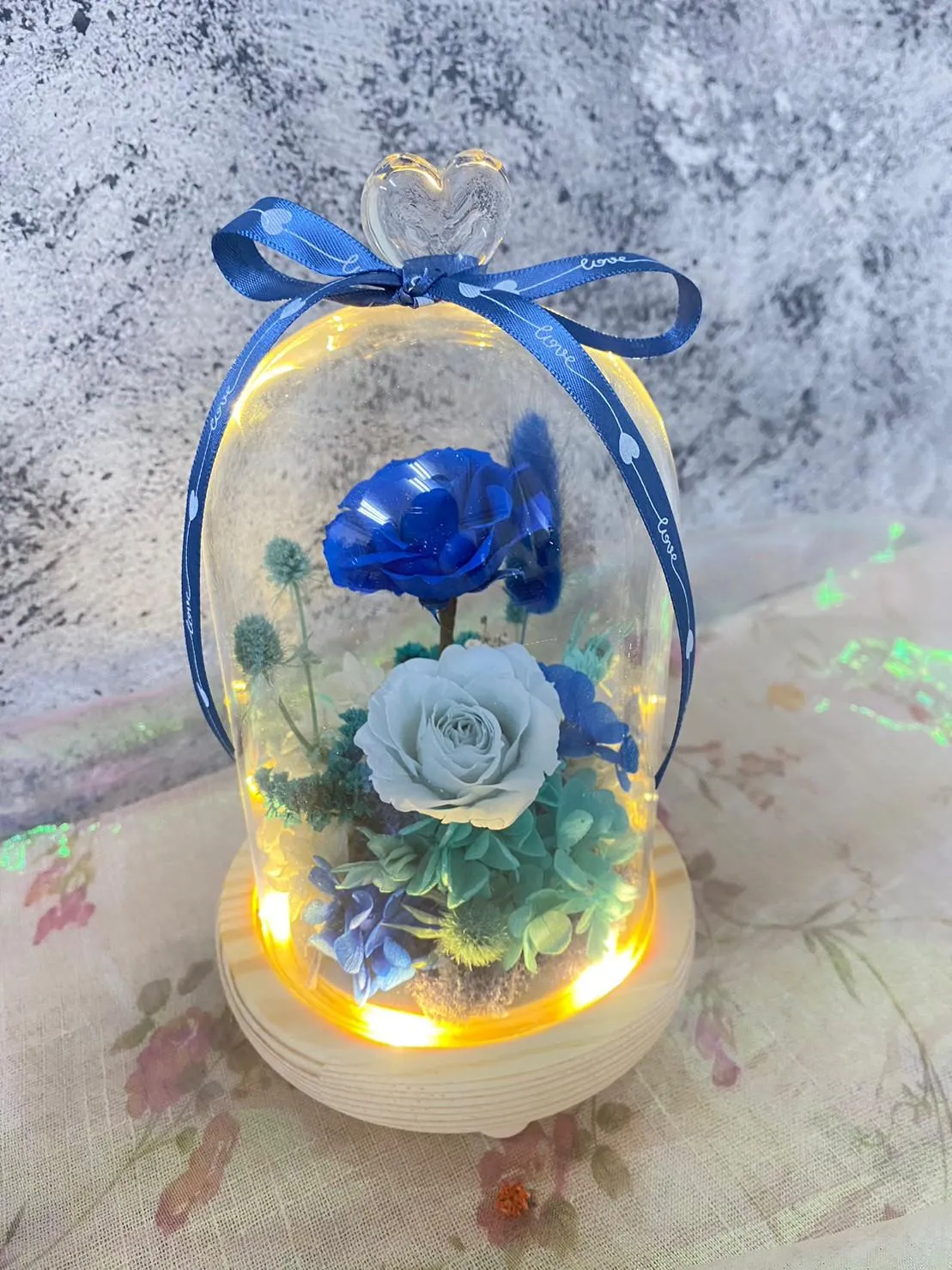 永生花玻璃罩(中)