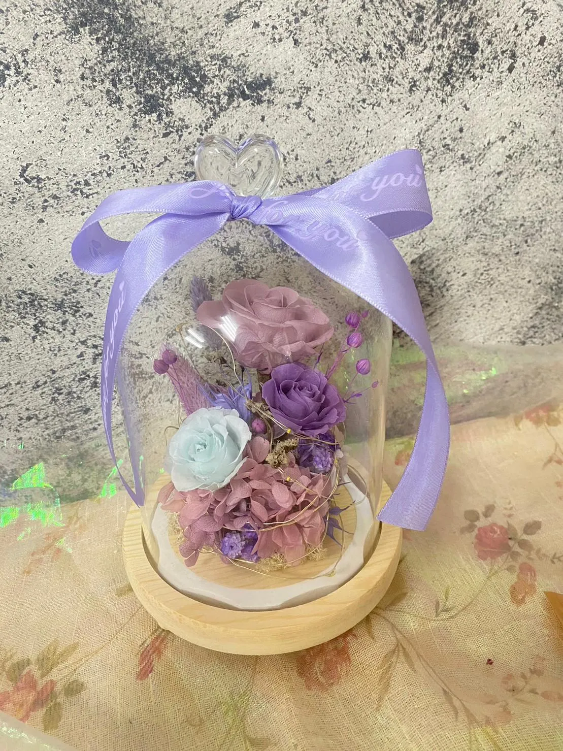 永生花玻璃罩(大)