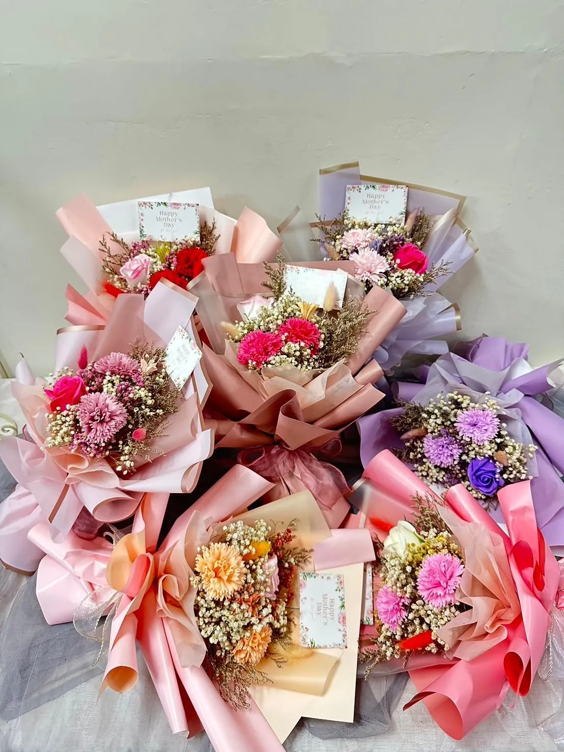 香皂康乃馨花束