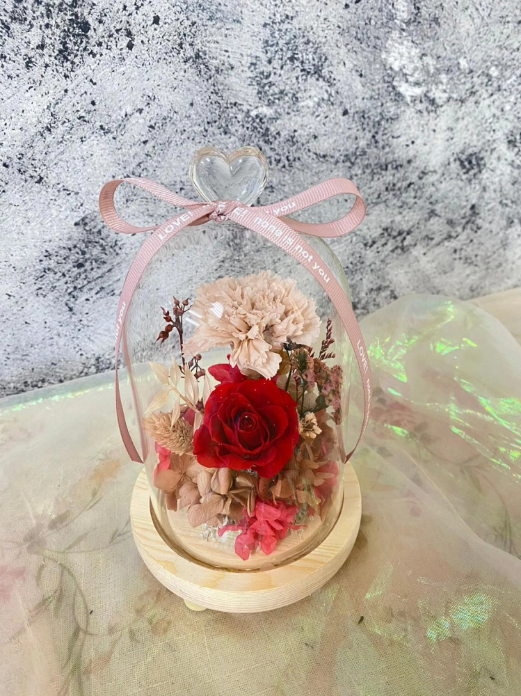 康乃馨玻璃罩課程