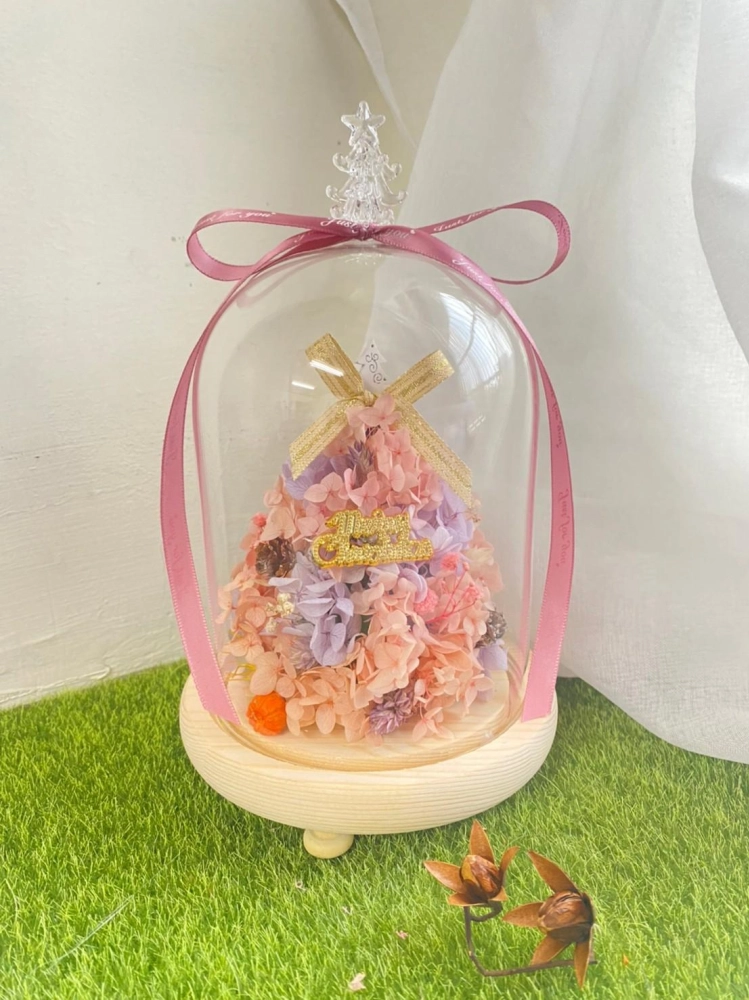 聖誕限定玻璃罩材料包