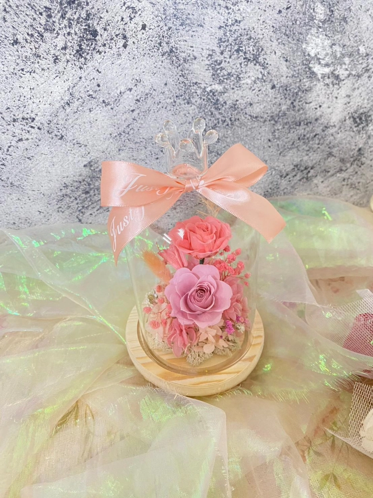 永生花玻璃罩(中)