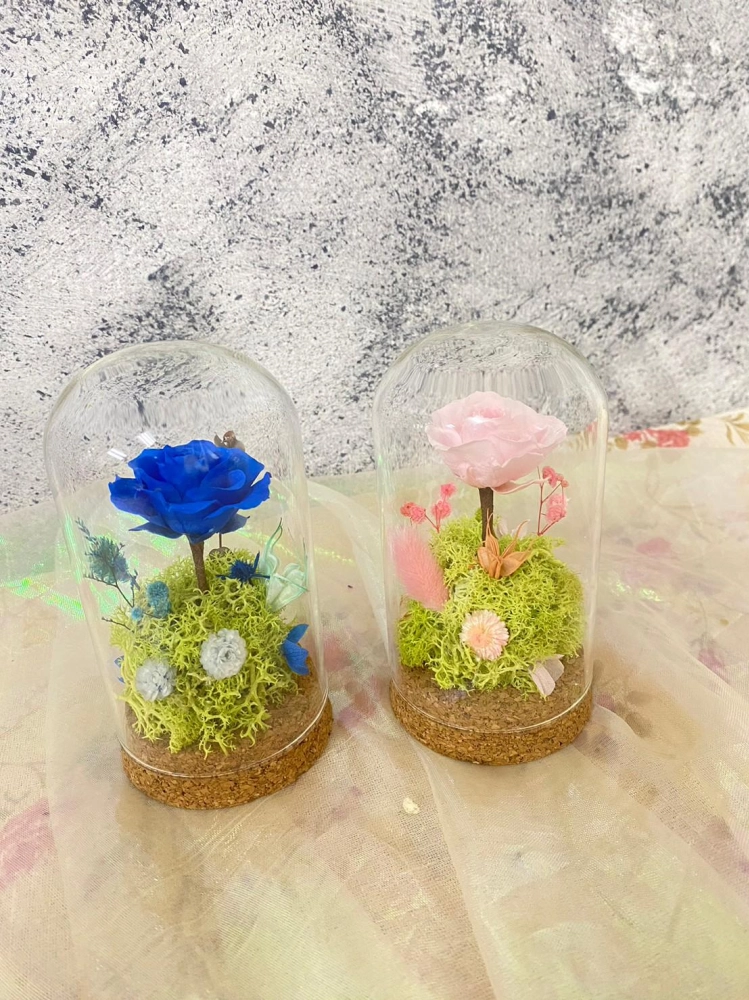 永生花玻璃罩系列(小)