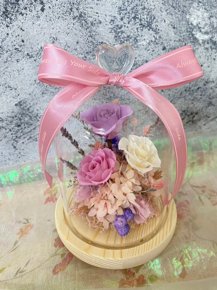 永生花玻璃罩(大)