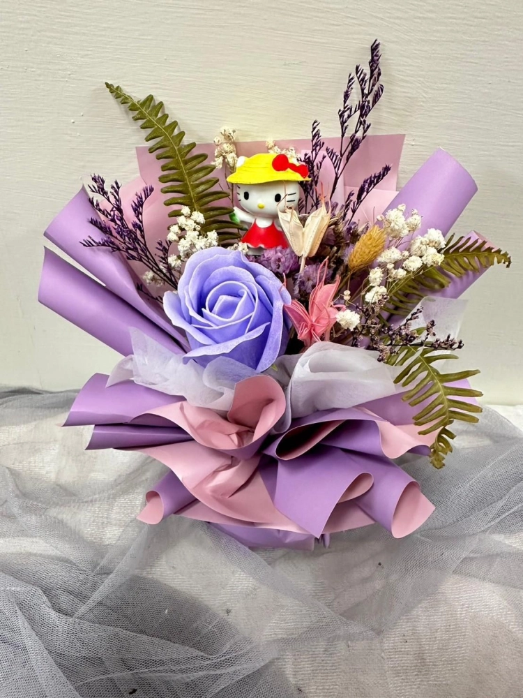 桌上型香皂花&隨機公仔款