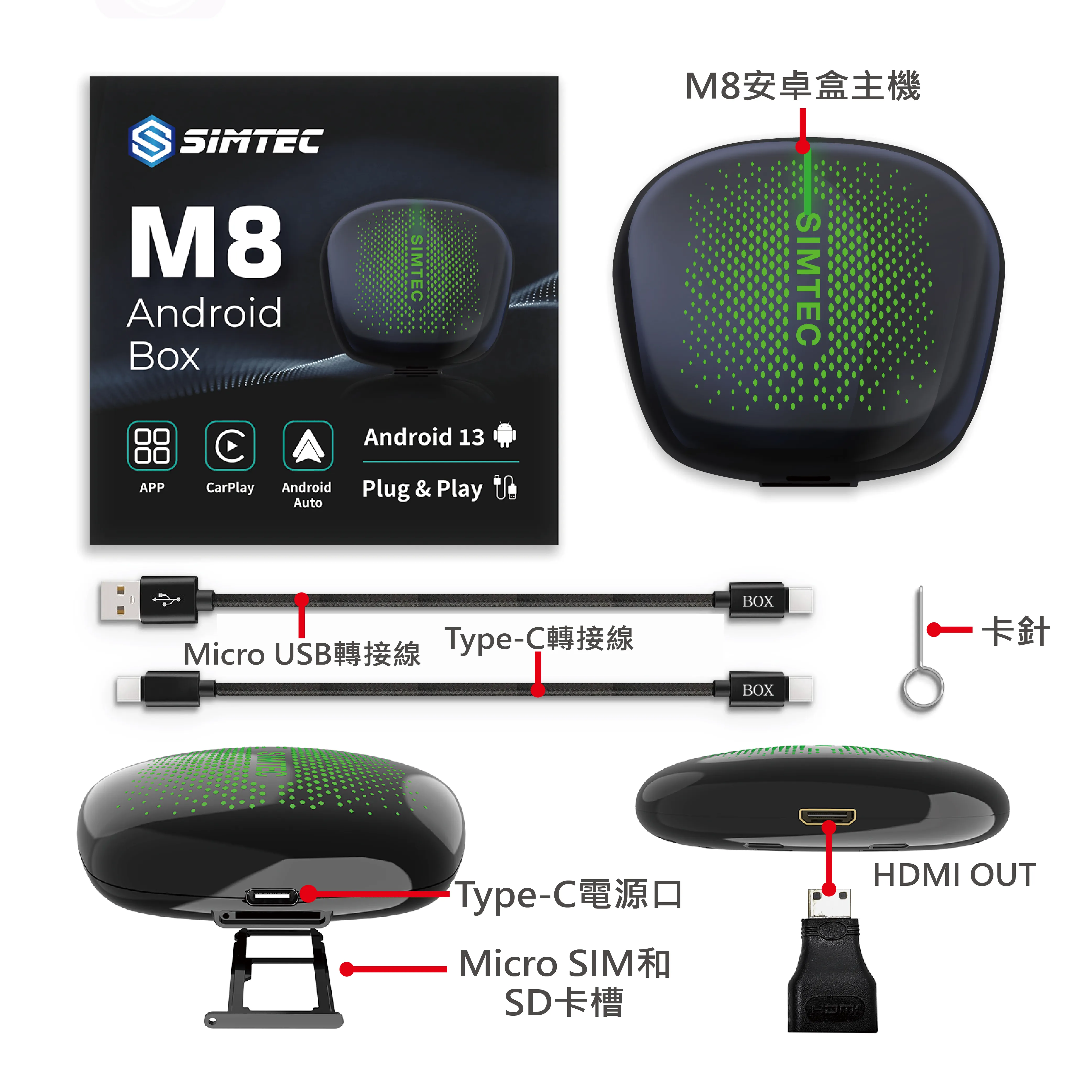 M8｜有線/無線安卓盒