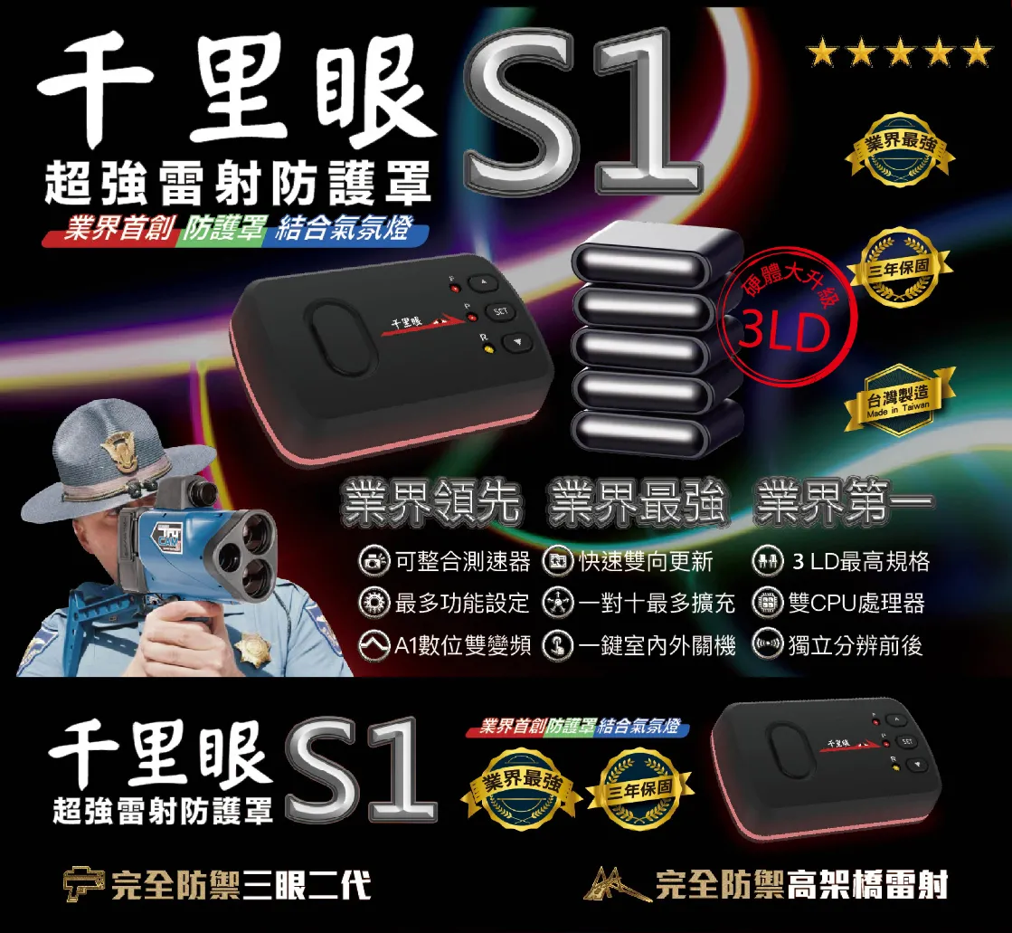 千里眼｜超強雷射防護罩