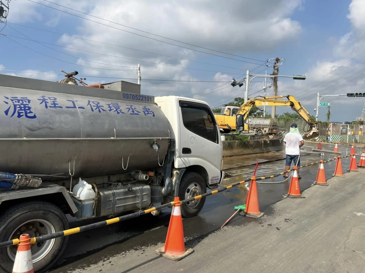 道路開挖抑制揚塵