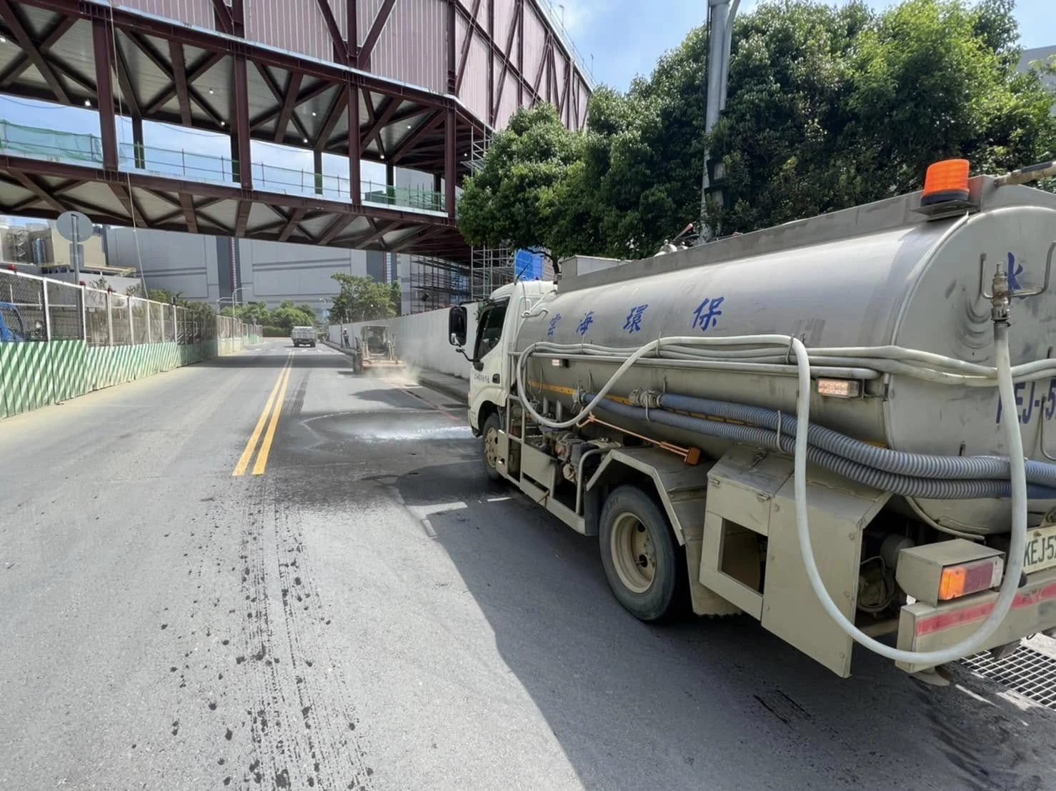 科學園區周邊道路清洗