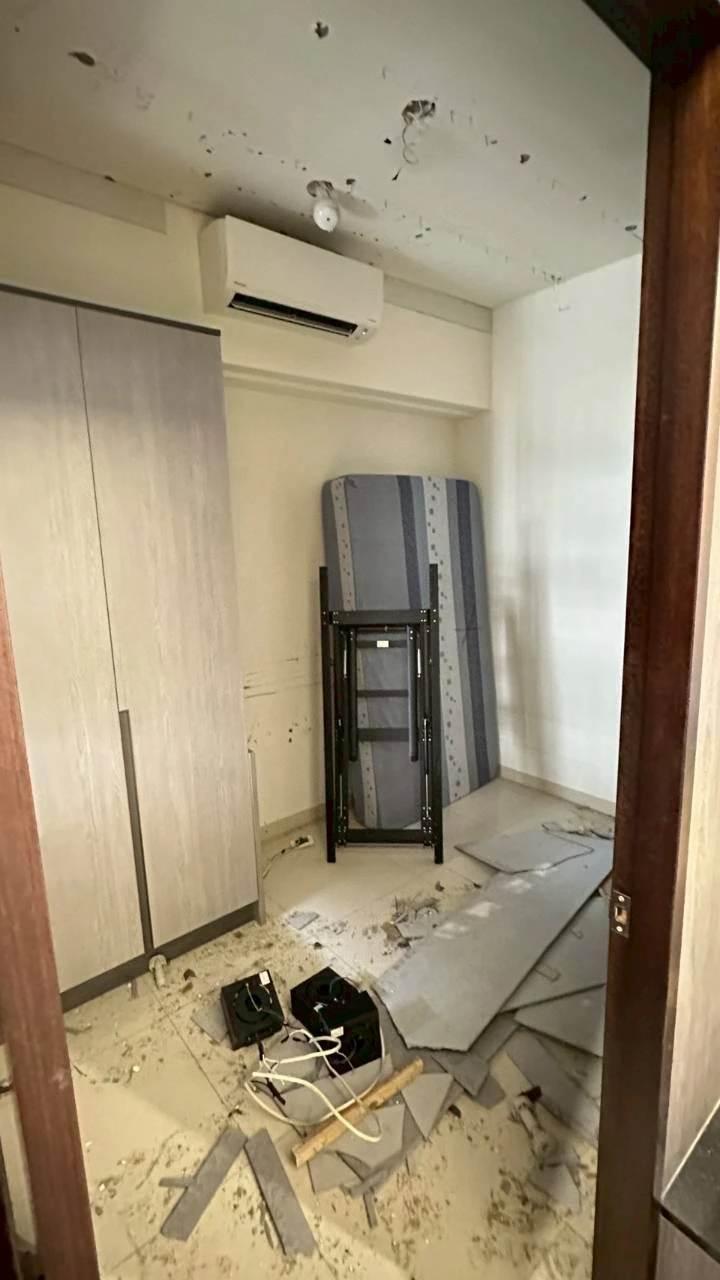 三民區｜鑫天地１局｜天花板、系統櫃細拆