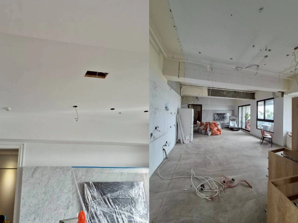 三發晶沙全屋大坪數拆除