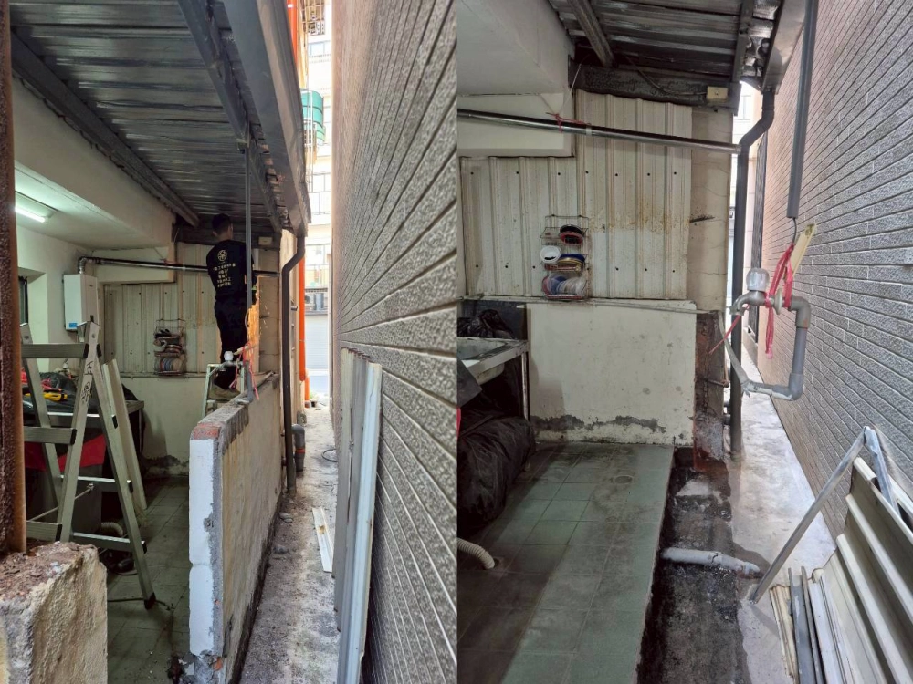 小港廠邊三路後巷退縮工程