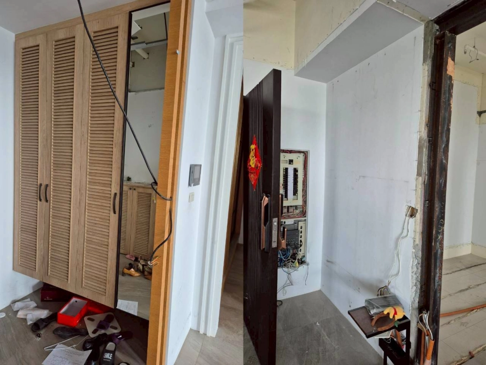 三發晶沙全屋大坪數拆除