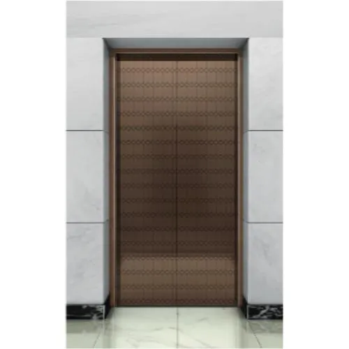  廳門｜古銅鏡面蝕刻不銹鋼