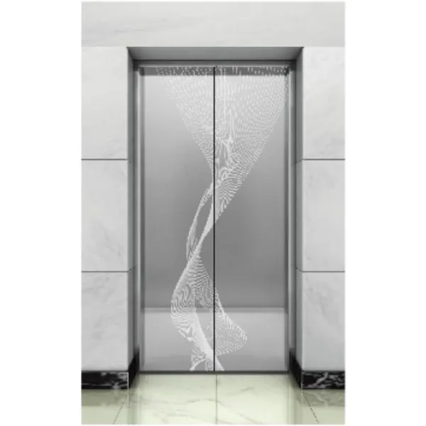 廳門｜鏡面蝕刻不銹鋼