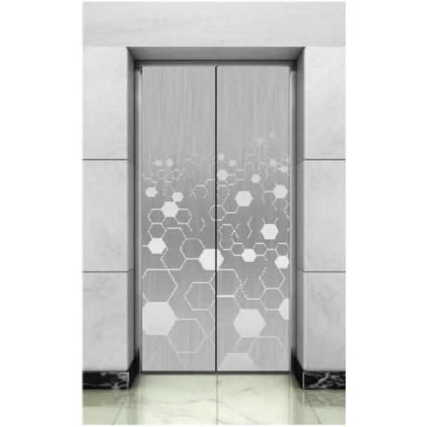  廳門｜髮紋蝕刻不銹鋼