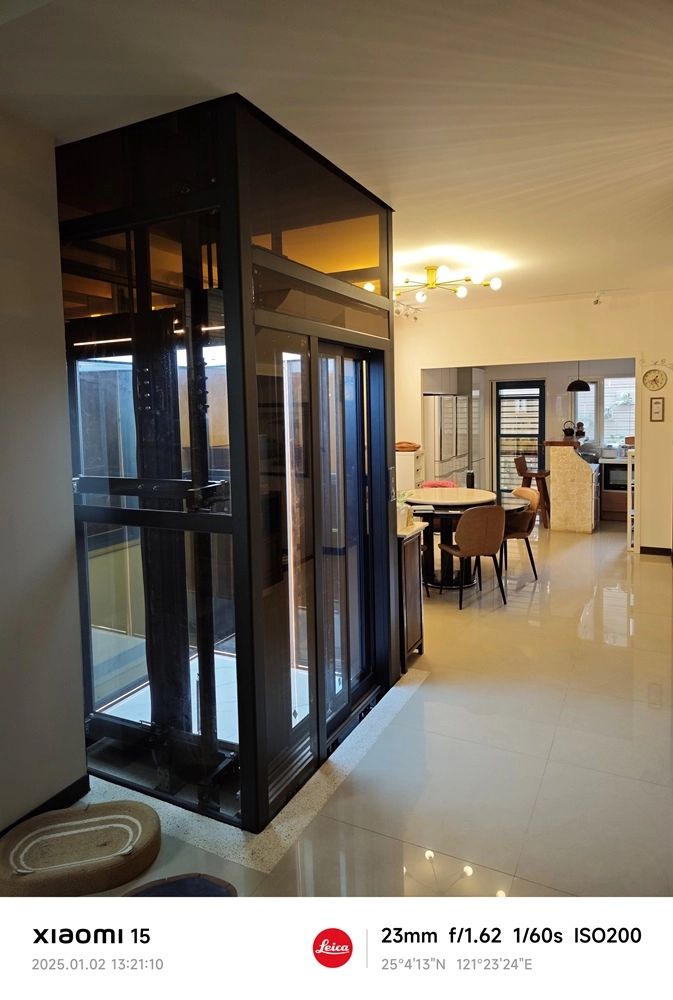 林口無機坑式全景關家用梯