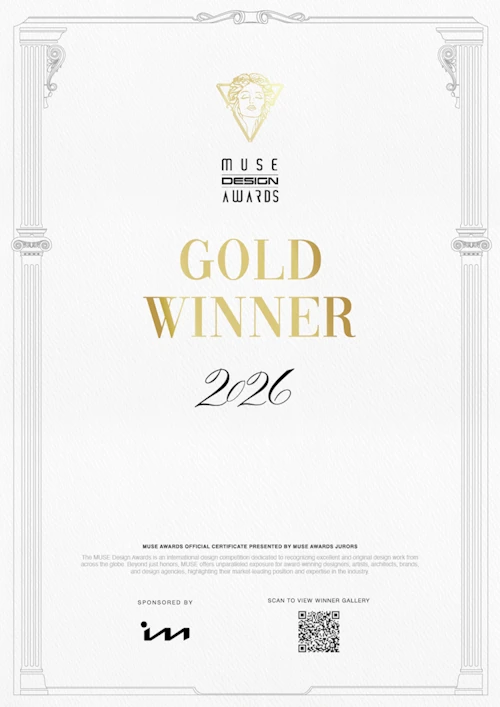 2026 MUSE Design Awards 金獎獎狀