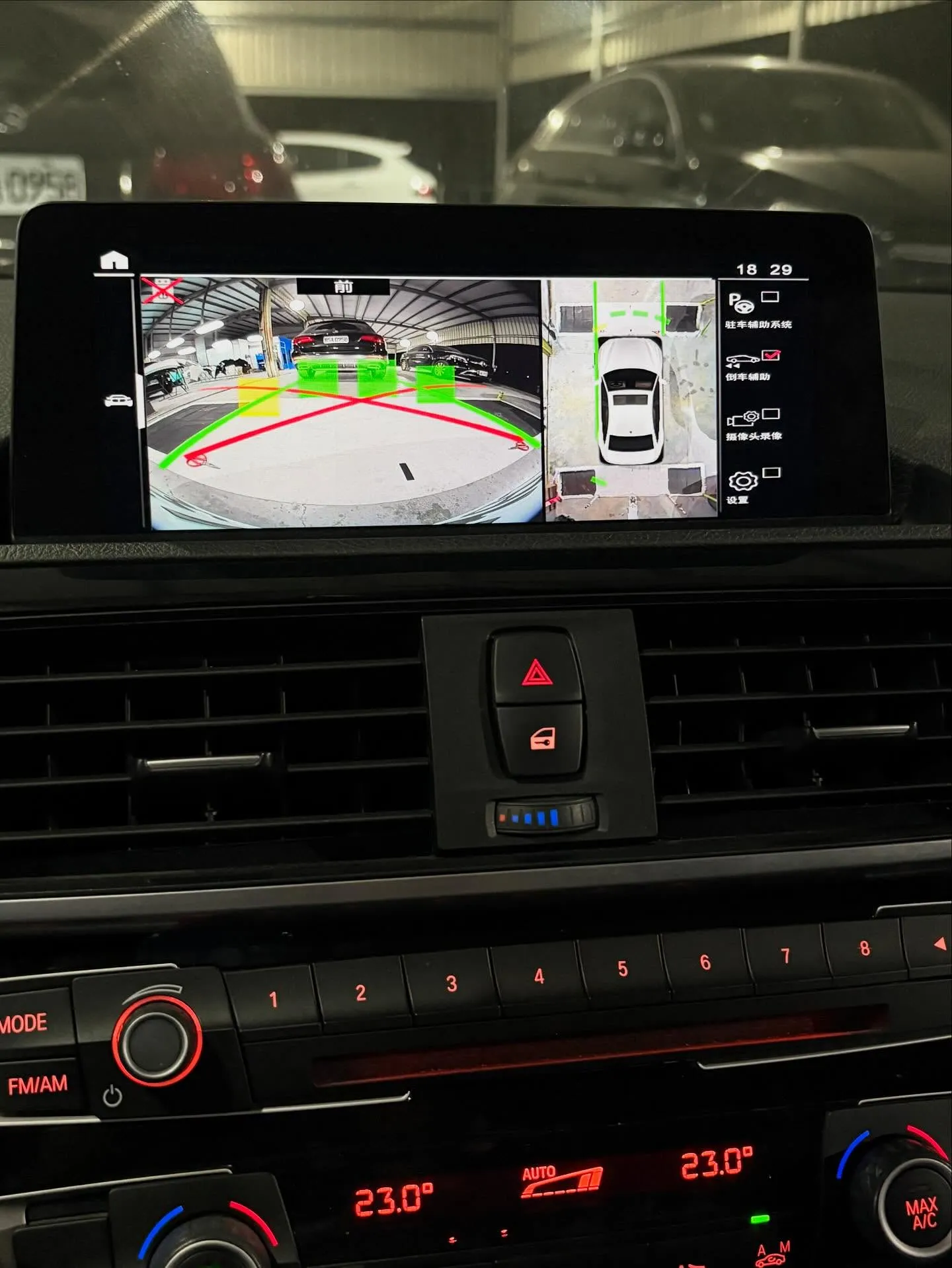 2018 BMW 118i 原車觸控屏加裝360環景