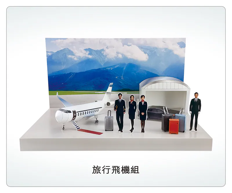 旅行飛機組