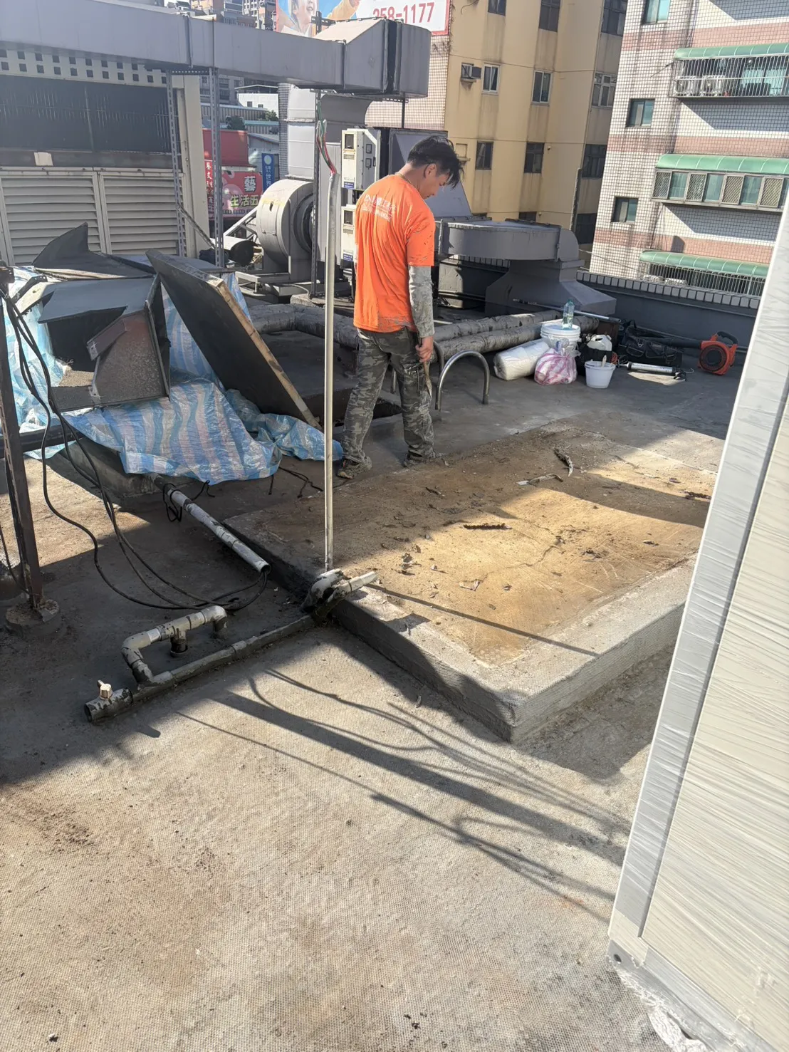 桃園麥當勞頂樓防水