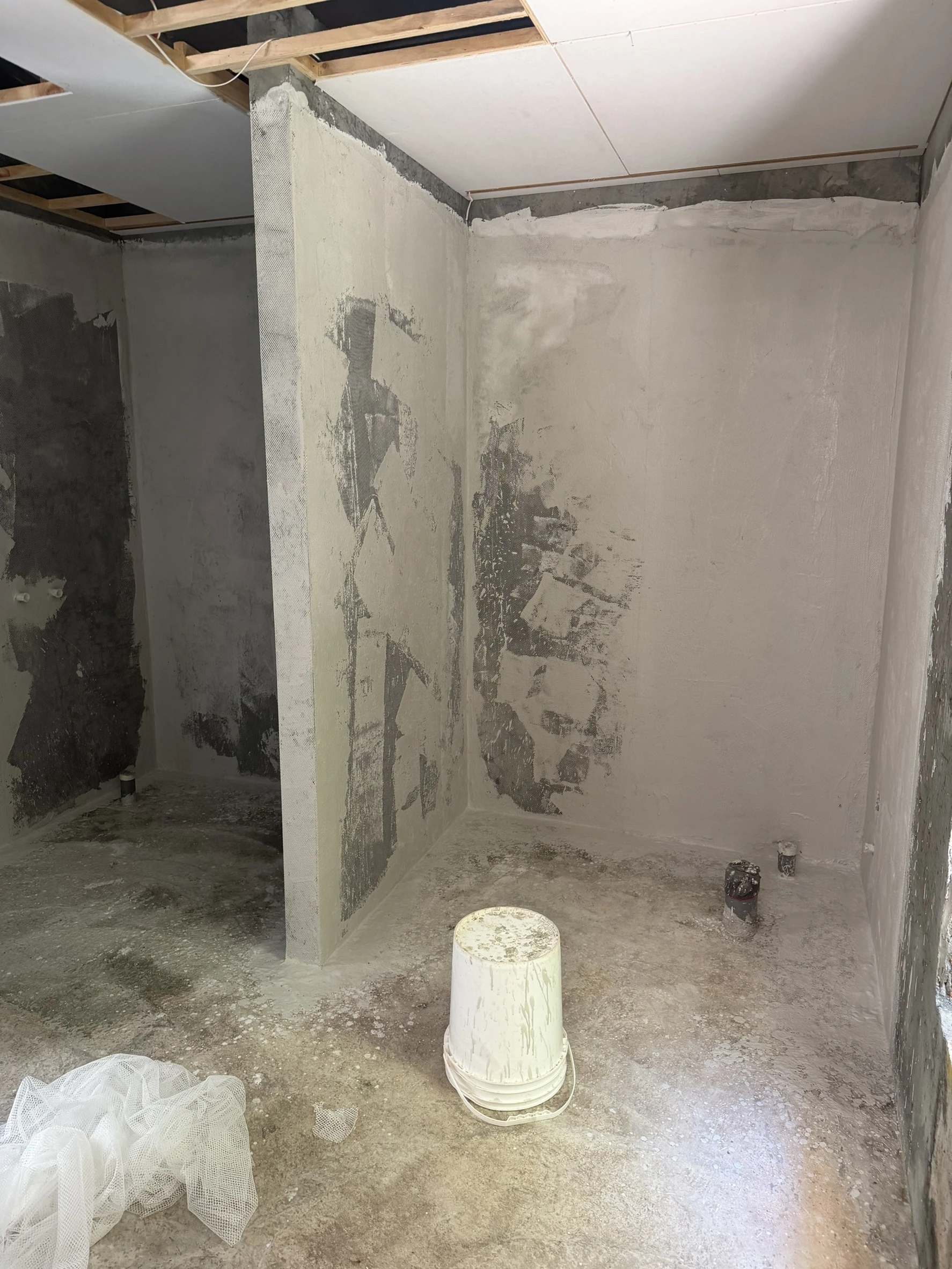 士林新社一路獨棟別墅浴廁矽酸防水工程