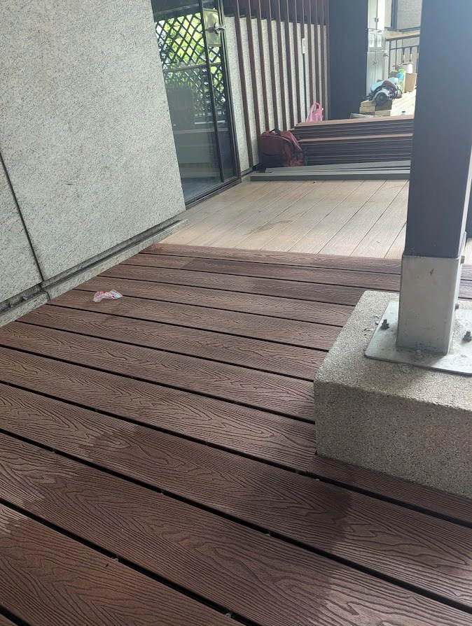 中正區私人豪宅塑木地板完成圖