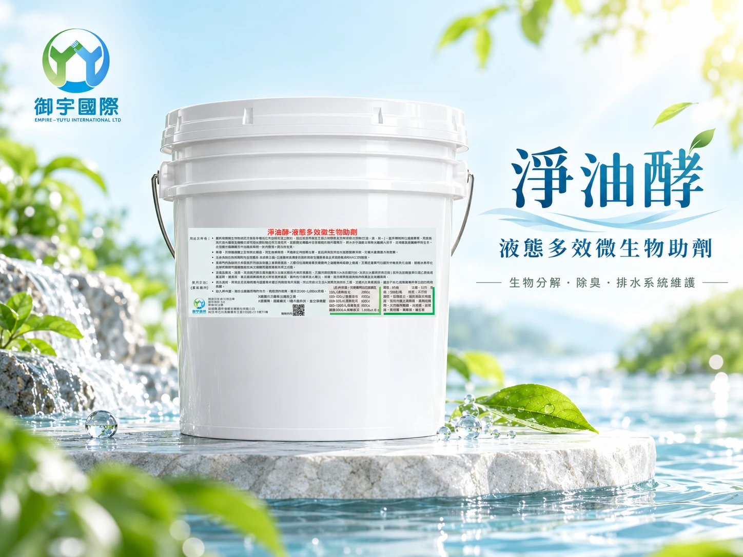淨油酵|液態多效微生物助劑