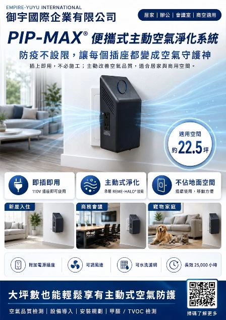 PIP-MAX® 空間主動式淨化器