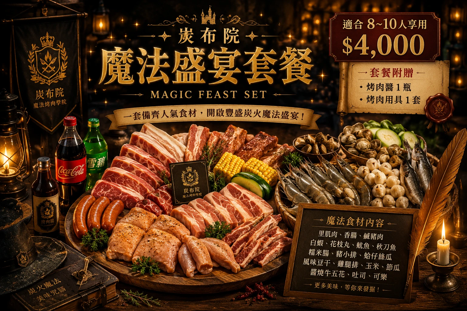 炭布院｜魔法盛宴套餐