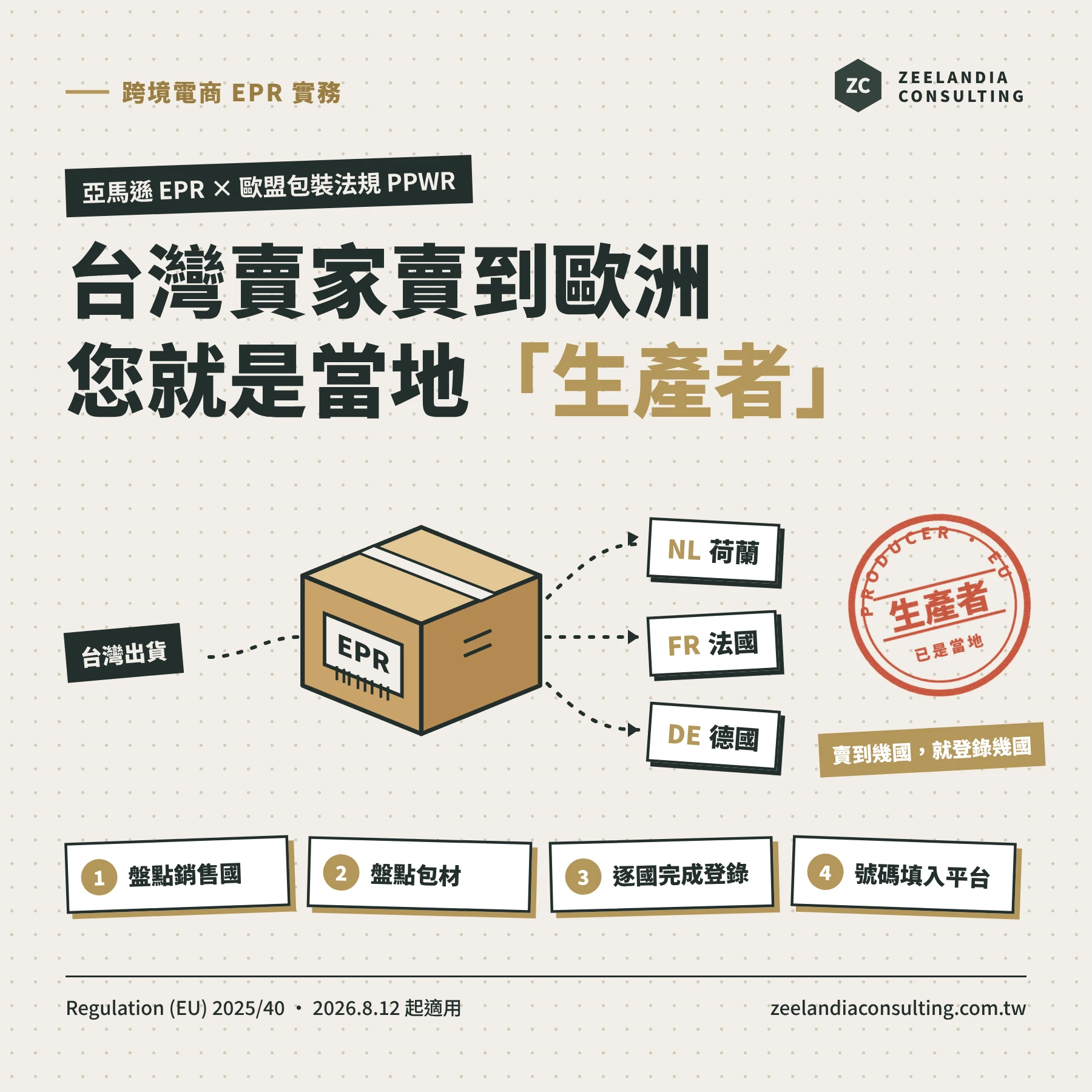 台灣電商賣家必看！透過亞馬遜賣到歐洲，你已經是「生產者」了