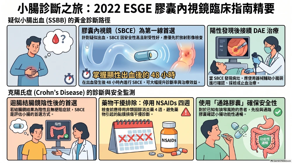 小腸膠囊內視鏡指南