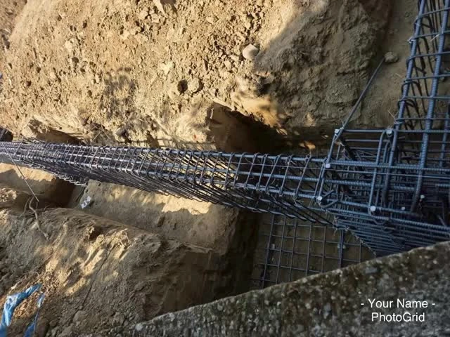 基礎工程、圍籬、板模、鐵皮屋