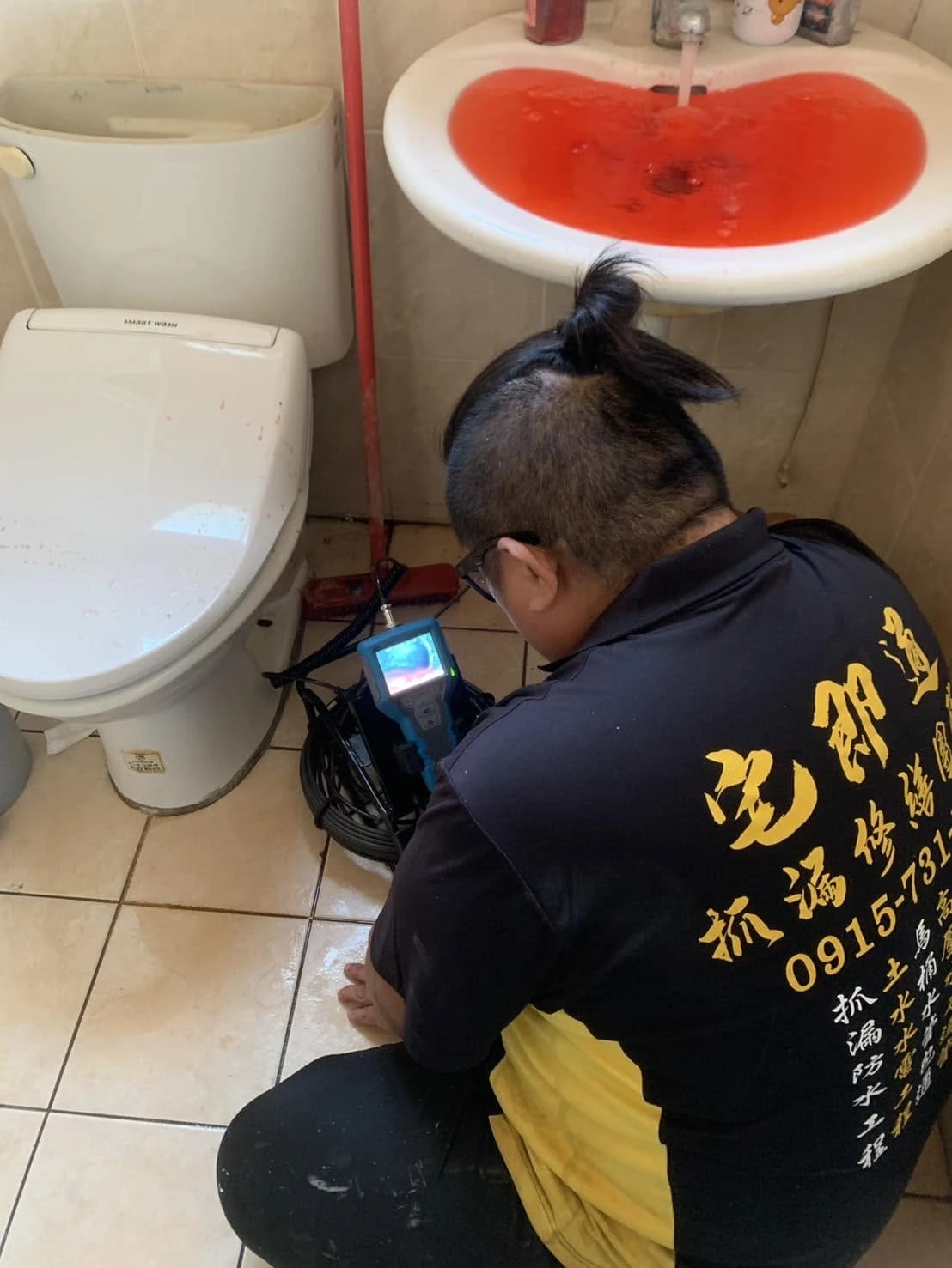 歸仁區大仁街 #冷水管灌注 #熱水管灌注