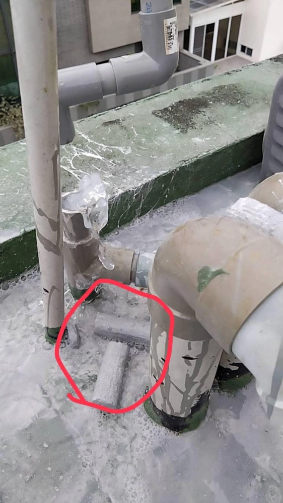 #冷水管堵塞 #冷水管灌注