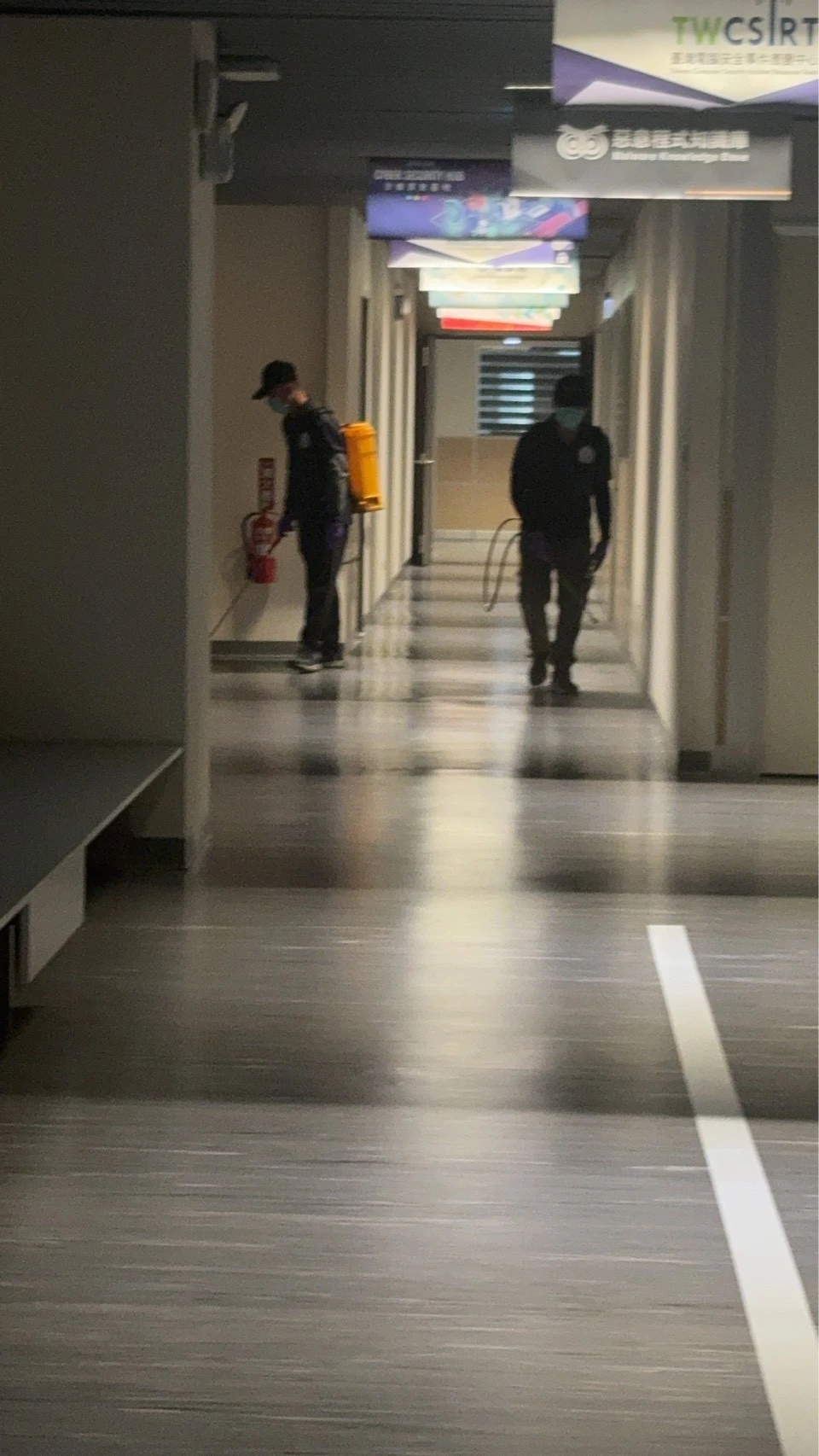 行政院國家科學委員會資安暨智慧科技研發大樓，病媒防治施工