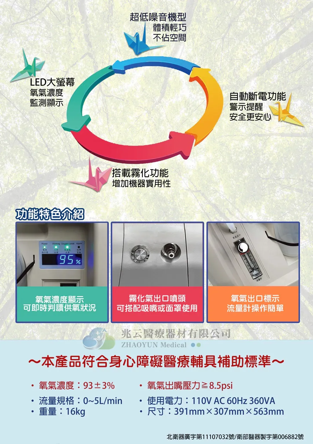 氧氣製造機 ＂鶴之翼＂5S