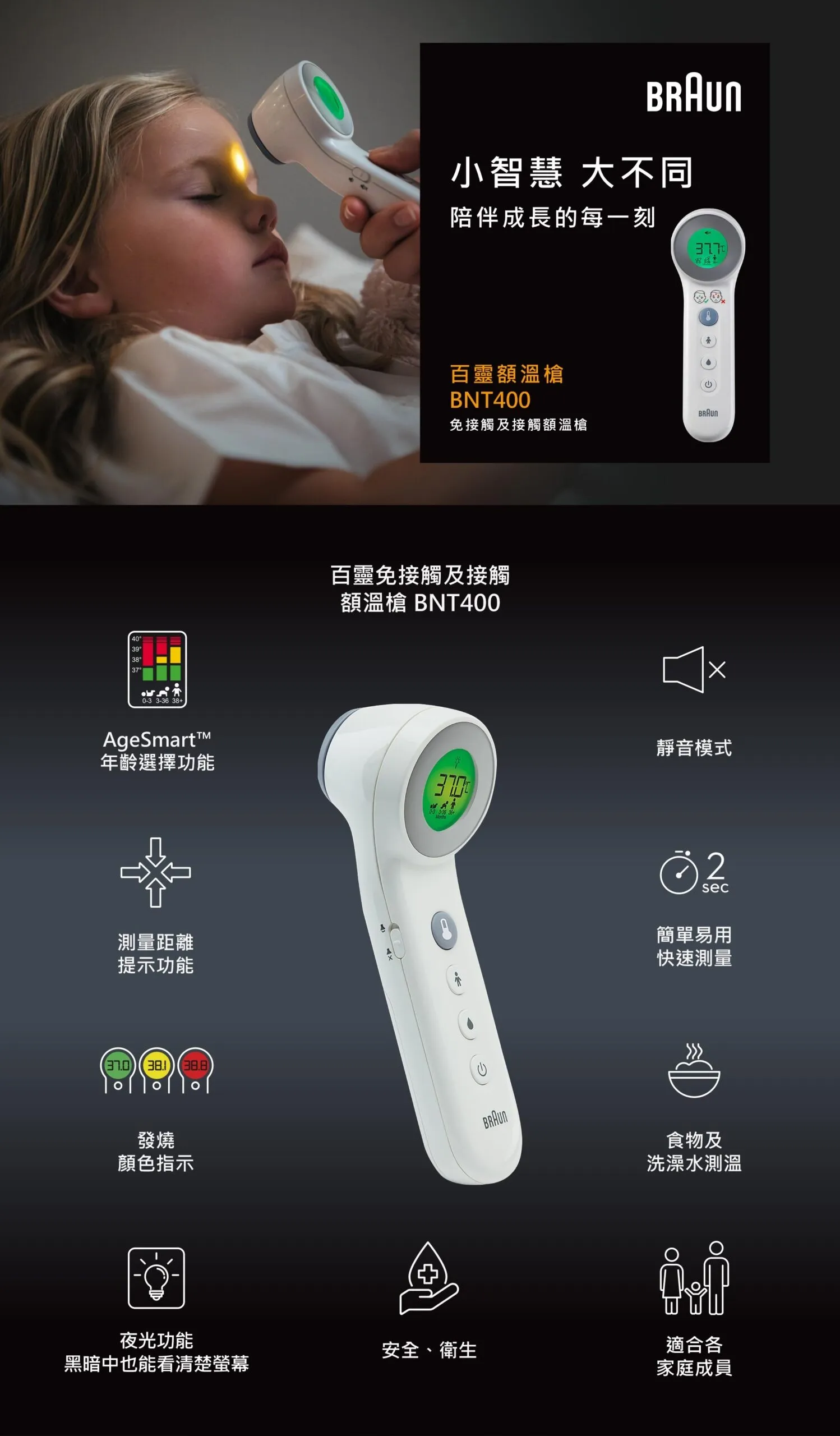 Braun百靈 額溫槍