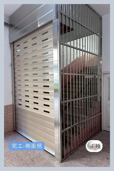 正鏹捲門｜協助學校加裝，鋁合金捲門防盜窗組-捲門維修/桃園鐵捲門維修